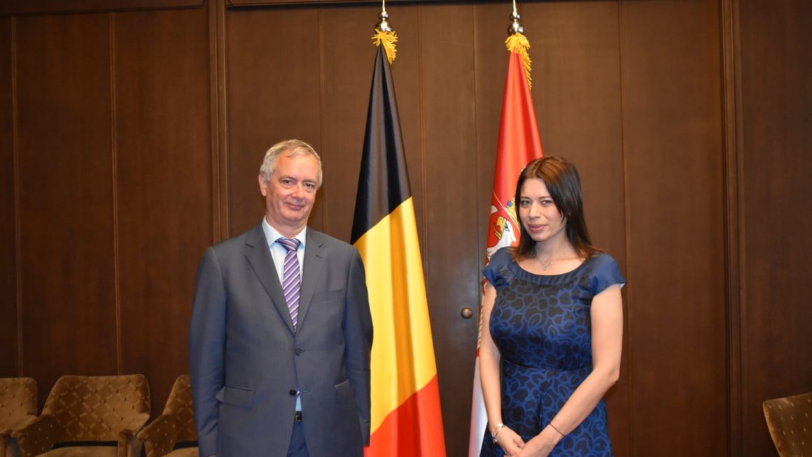 Министарка Вујовић са амбасадором Белгије о зеленим инвестицијама и сарадњи