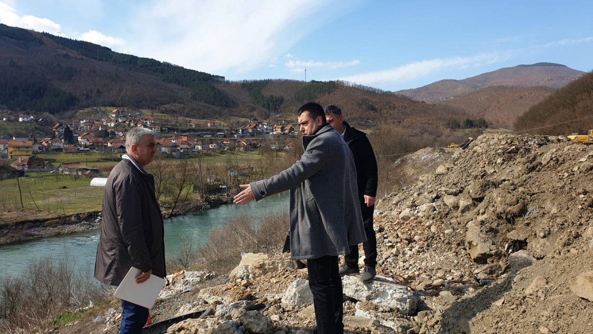 Државни секретар Дујановић обишао радове на санацији депоније Стањевина