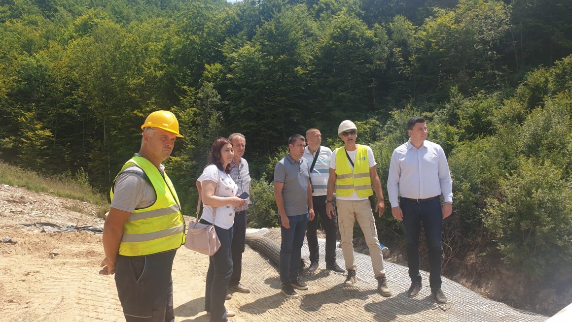 Дујановић обишао радове на проширењу регионалне депоније Дубоко у Ужицу