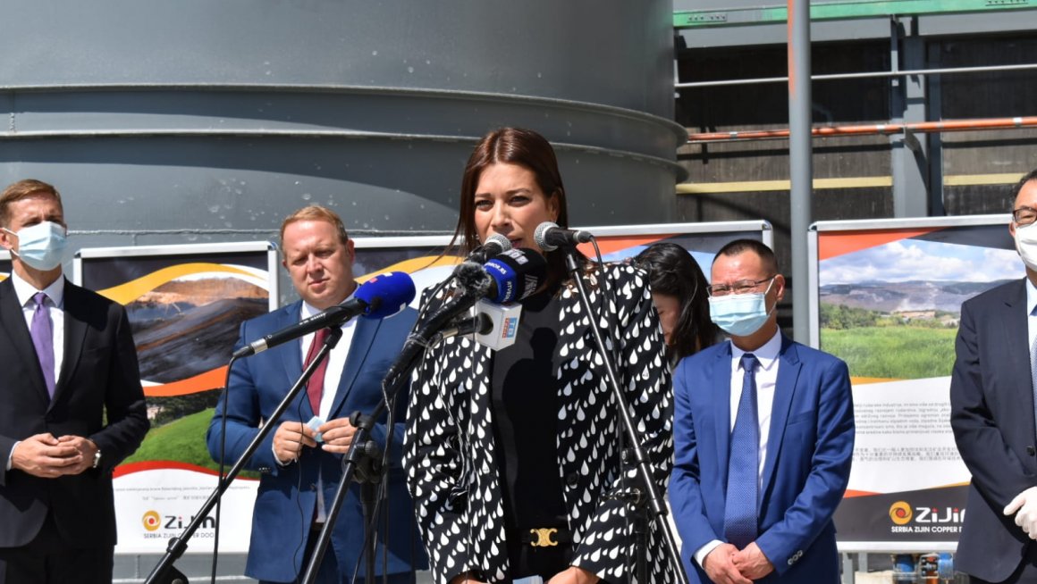 Вујовић у Бору: Улагање Зиђина у модернизацију постројења важно за животну средину